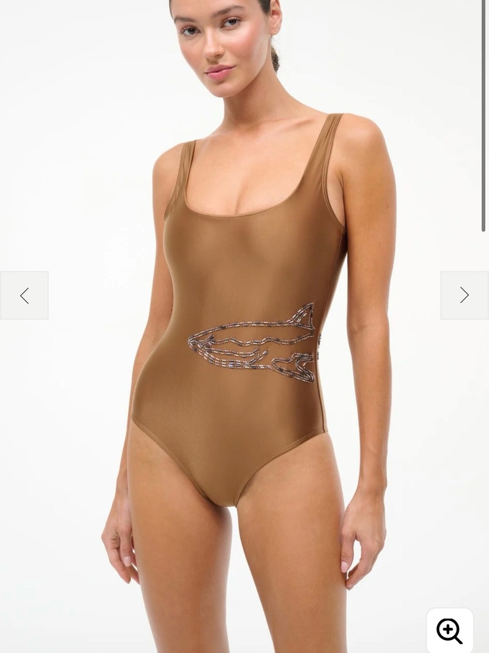 NWT $275 Staud Lea One Piece Bronze